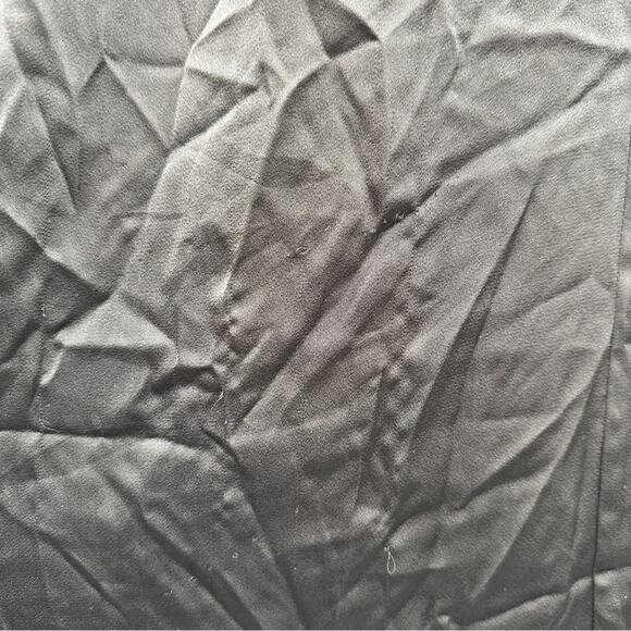 RTR Rosetta Getty Collective Black Satin Crossover Wide Leg Pull-On Pants Sz 16 - Picture 9 of 16